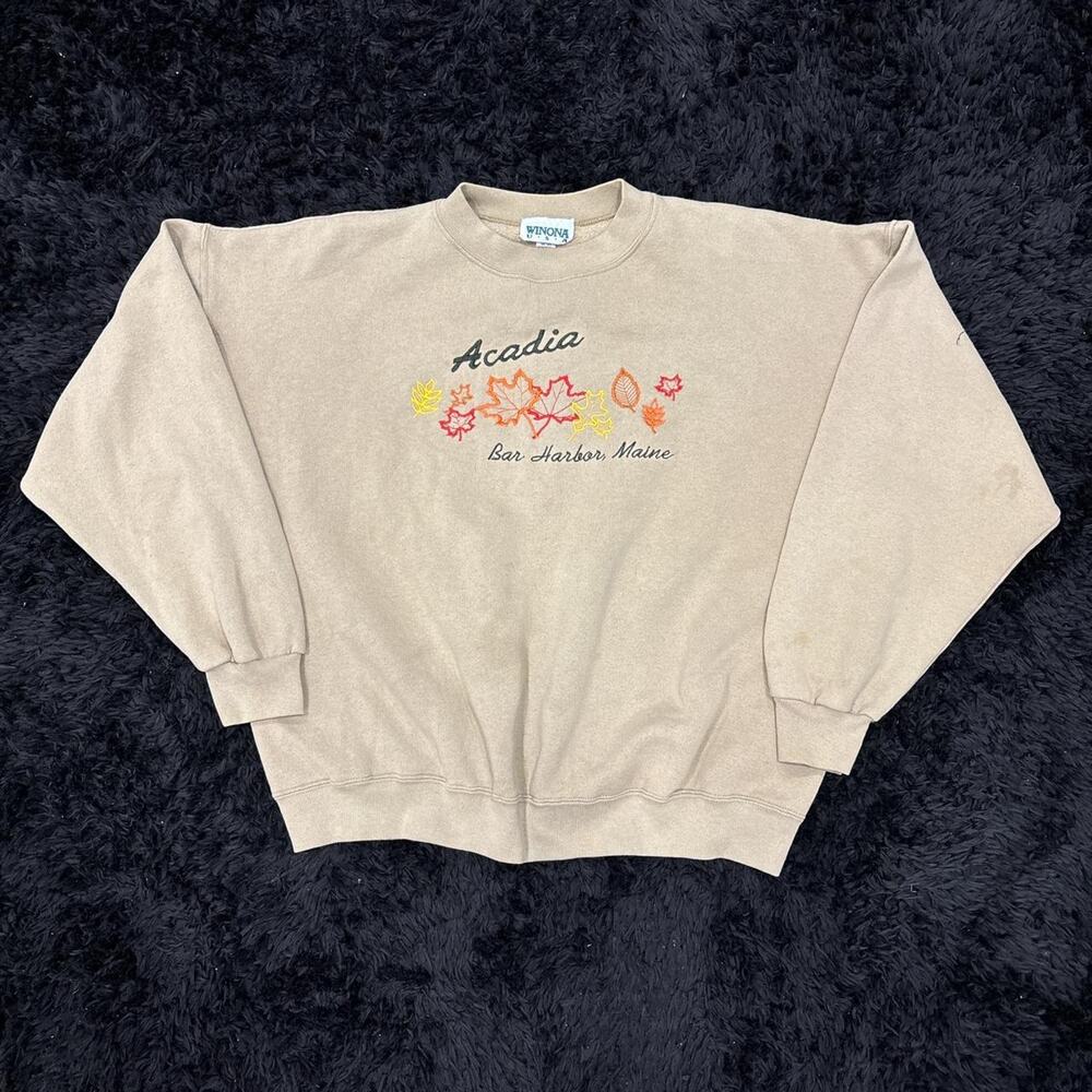 Vintage acadia maine crewneck